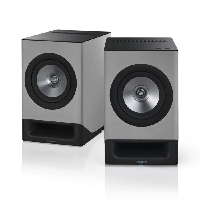 Technics SC-CX700 Wireless Active Bookshelf Speakers silky gray