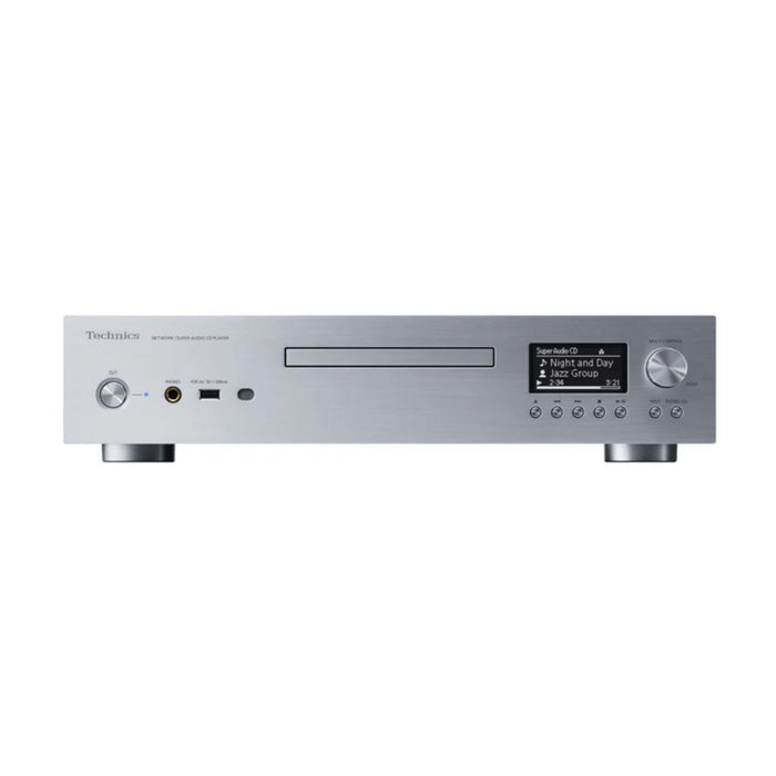 Technics SL-G700M2 Network CD / SACD Player silver, front view