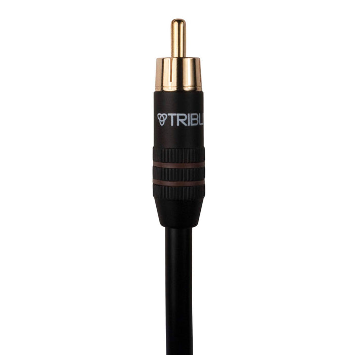 Tributaries Series 2 Subwoofer Cable, RCA connector close up