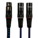 Tributaries Series 4 Y Adapter, XLR Female / 2 XLR Male configuration