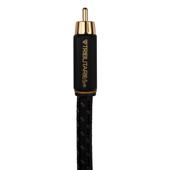 Tributaries Series 6 MkII S/PDIF Coaxial Digital Interconnect, RCA connector close up