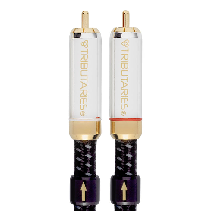 Tributaries Series 8 MkII RCA Interconnects, RCA Connectors close up