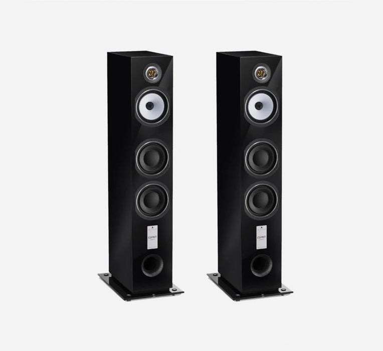 Triangle Esprit Antal EZ Floorstanding Speakers; Black High Gloss Pair (New)