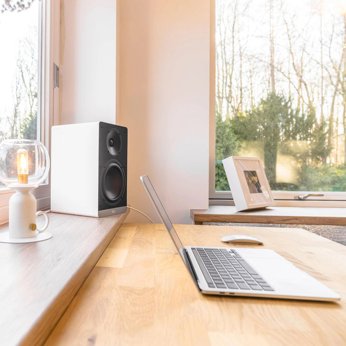 ELAC Debut ConneX DCB61 Bookshelf Speakers hero shot