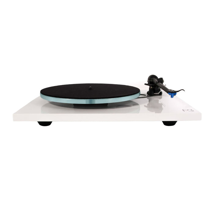 Rega Planar 3 Belt Drive Turntable; White with Elys 2 MM (Closeout)