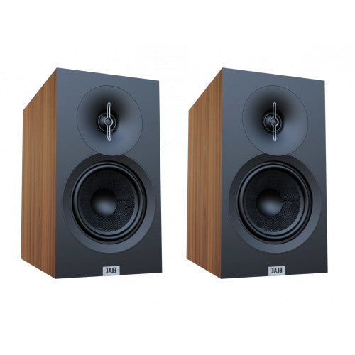 ELAC Debut 3.0 DB53 Bookshelf Speakers, walnut