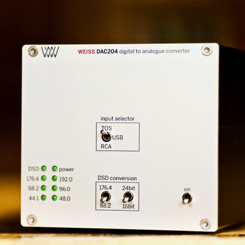 Weiss DAC204 MK2 D/A Converter hero shot