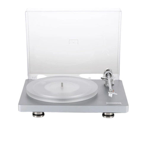 Clearaudio Compass Belt Drive Turntable in silver