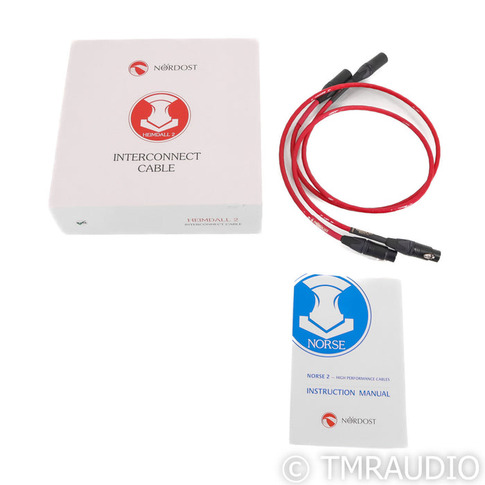 Nordost Heimdall 2 XLR Cables; 1m Pair Interconnects