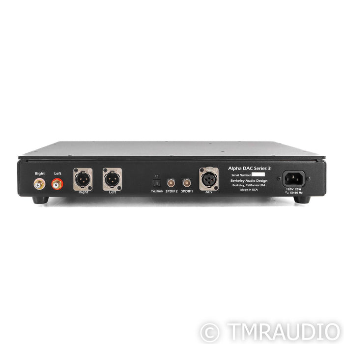 Berkeley Audio Design Alpha DAC Series 3; D/A Converter