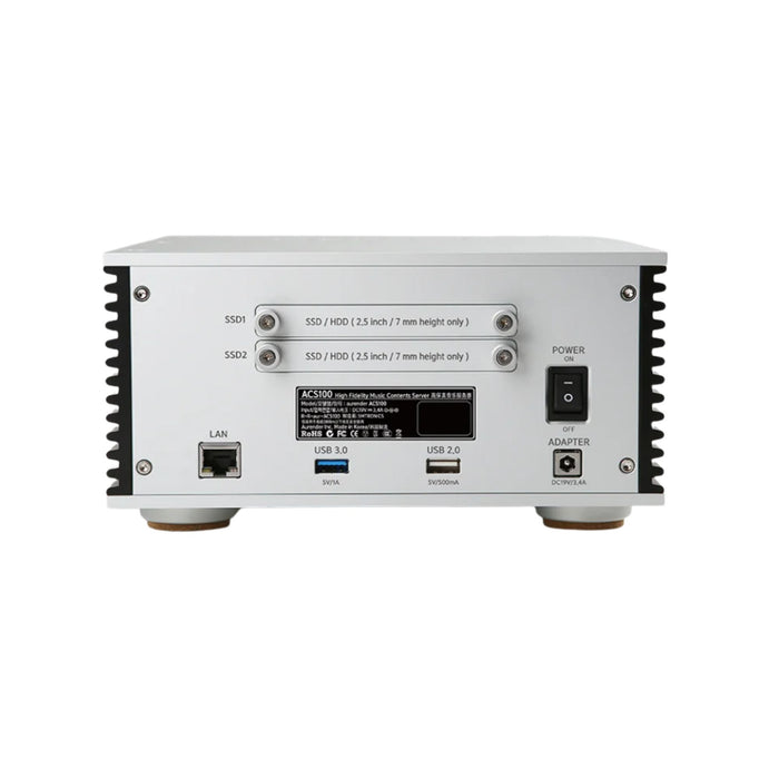 Aurender ACS100 Music Server / Streamer / CD Ripper back