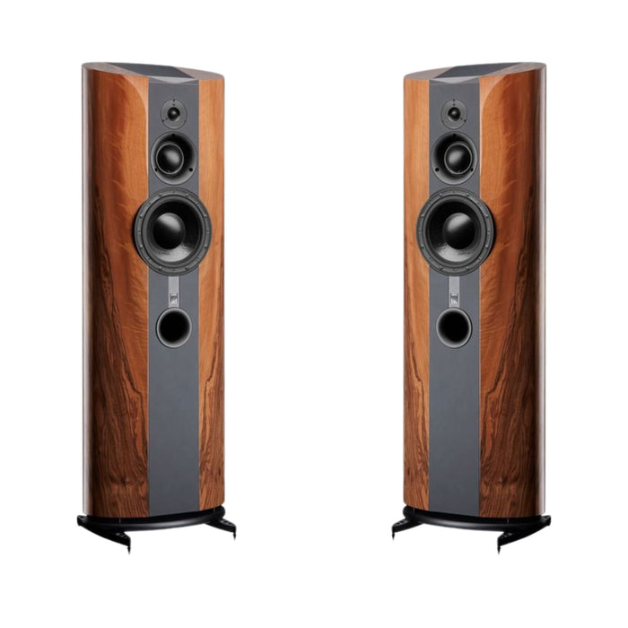 ATC EL50 Anniversary Floorstanding Speakers; European Walnut Pair