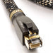 VIABLUE EP-7 Ethernet Cable, RJ-45 connector detail view showing 24k gold connectors
