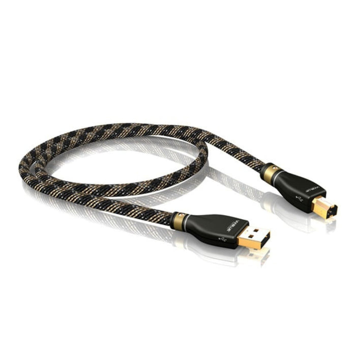 VIABLUE KR-2 USB Cable with cobra jacketing, USB B configuration