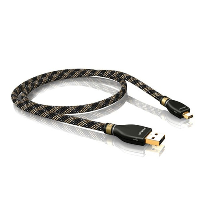 VIABLUE KR-2 USB Cable with cobra jacketing, USB Mini-B configuration