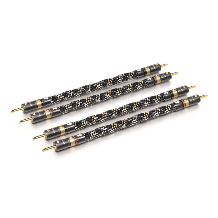 VIABLUE SC-6 Bi-Wire Jumpers, Set of 4 with T8 Banana plugs