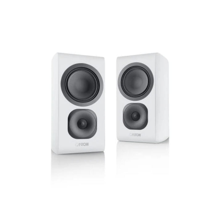 Canton Vento 21 Bookshelf Speakers in white, pair