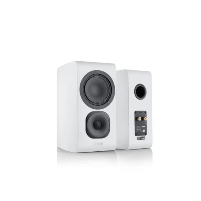 Canton Vento 21 Bookshelf Speakers in white, pair
