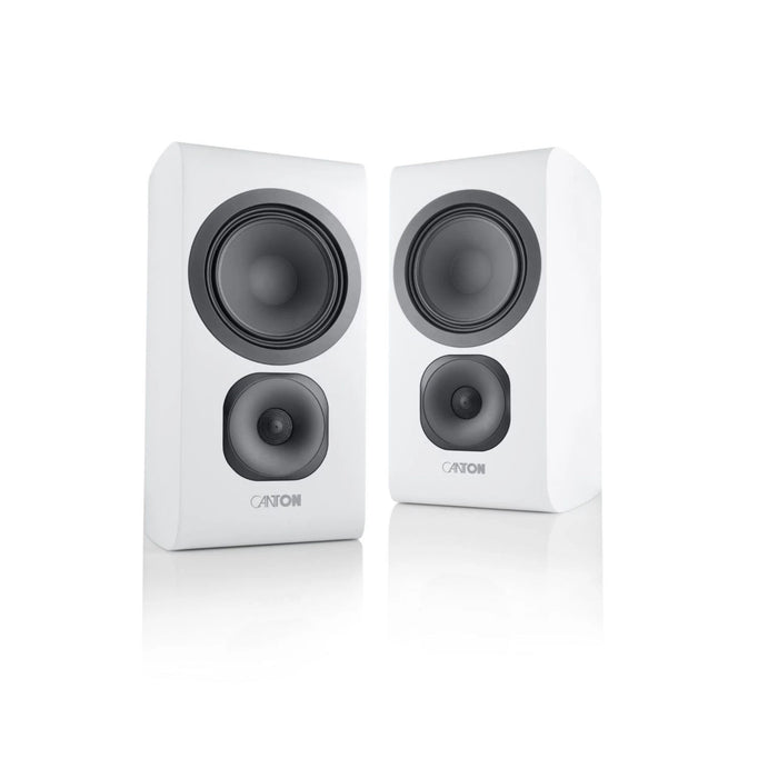 Canton Vento 31 Standmount Speakers in white, pair