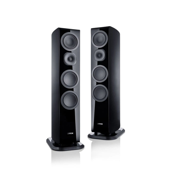 Canton Vento 81 Floorstanding Speakers in black, pair