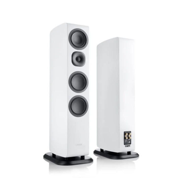 Canton Vento 81 Floorstanding Speakers in white, pair