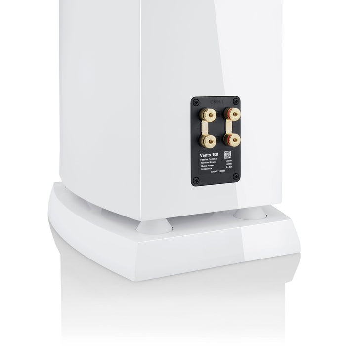 Canton Vento 100 3-Way Floorstanding Speakers detail, in white