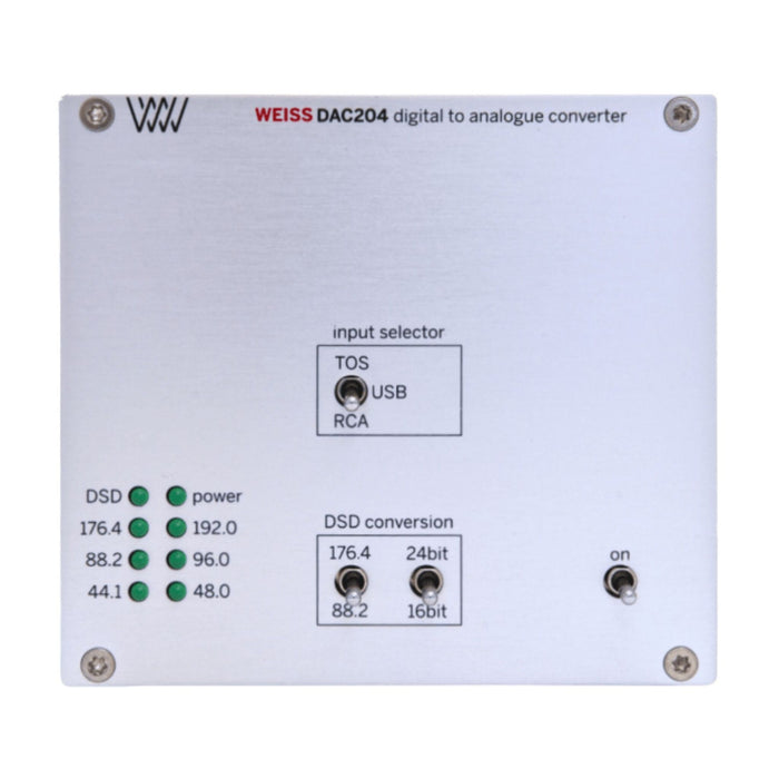 Weiss DAC204 MK2 4-Ch D/A Converter front view