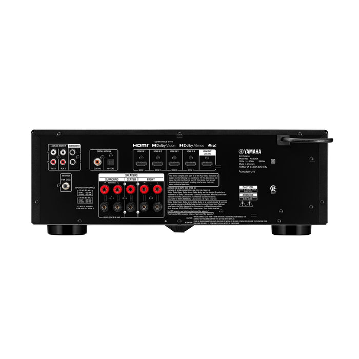 Yamaha RX300A 5.2-Channel AV Receiver rear view