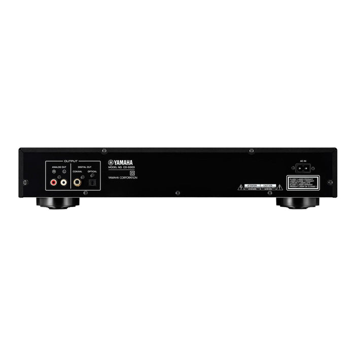 Yamaha CD-S303 CD Player rear panel, inputs and outputs