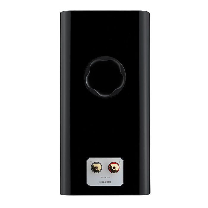 Yamaha NS-800A Bookshelf Speaker rear view, binding posts