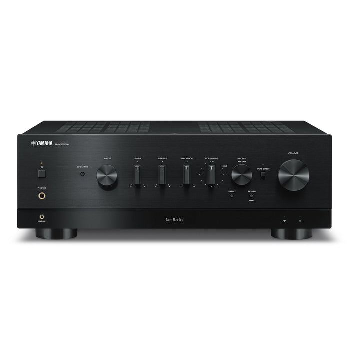 Yamaha R-N1000A Stereo Network Receiver, black lifestyle