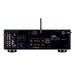 Yamaha R-N600A Network Stereo Receiver, black rear panel, inputs and outputs