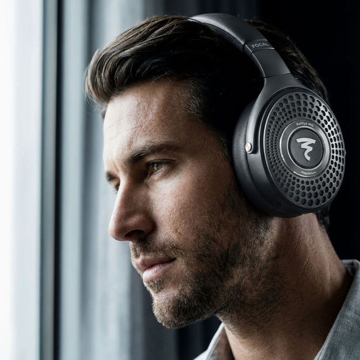 Focal Bathys MG Wireless Noise-Cancelling Headphones lifestyle shot