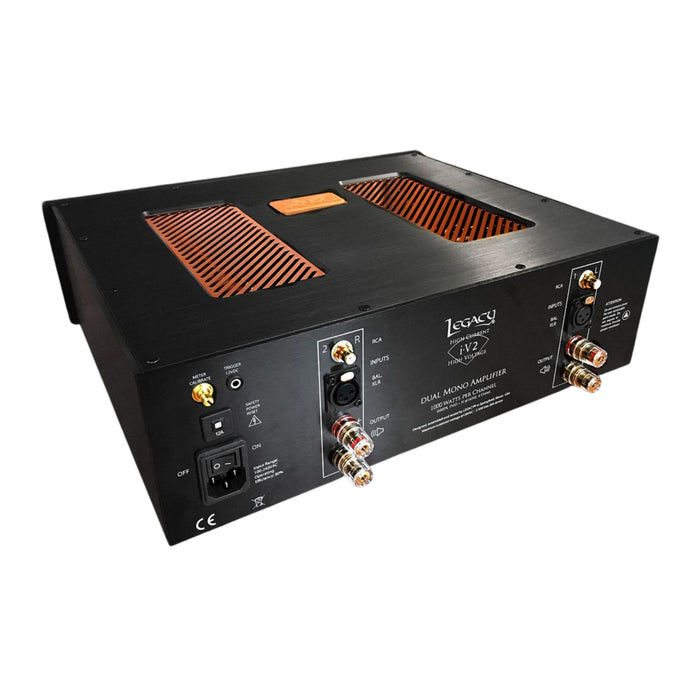 Legacy Audio i-V2 Ultra Dual Mono Amplifier, rear view