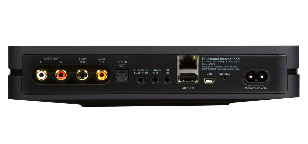 Bluesound Node 2i Wireless Network Streamer; Black