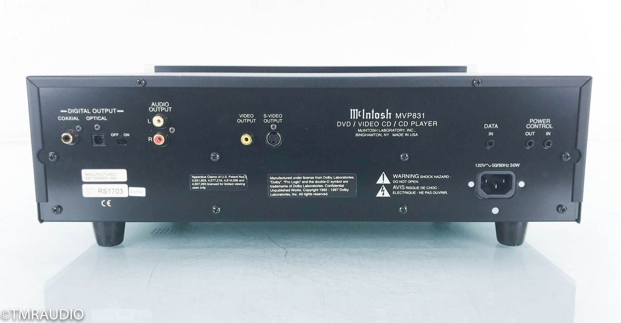 McIntosh MVP831 CD / DVD Player