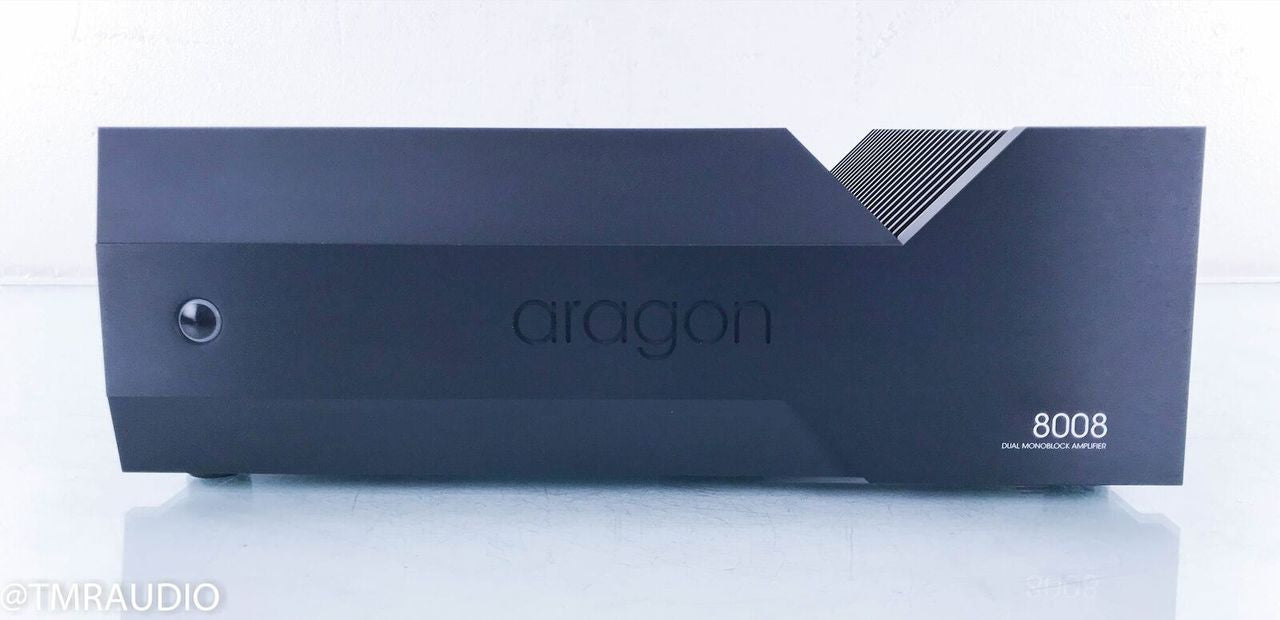 Aragon 8008 Dual Mono Power Amplifier; Black (New Old Stock)