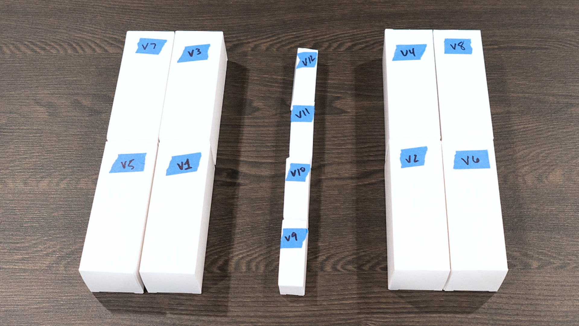 Make sure to lable the tube boxes with corresponding tube biased position