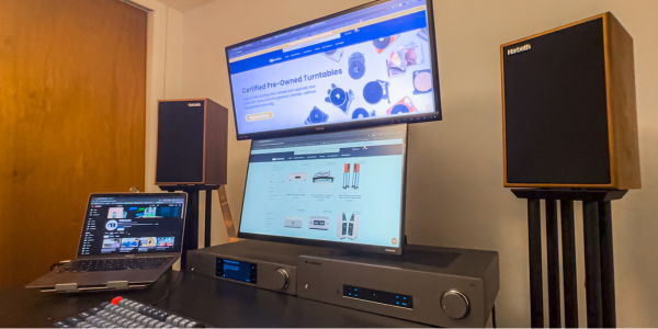 Harbeth Cambridge CXA Nearfield Setup. 